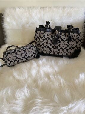 Vintage Y2K Coach Signature Shoulder/Crossbody Bag Collector’s Bundle